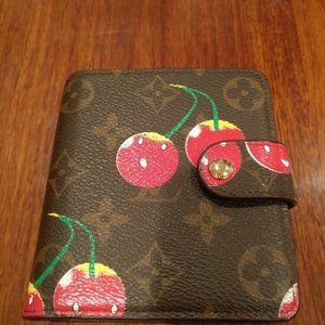 LOUIS VUITTON  MONOGRAM CHERRY ZIP WALLET